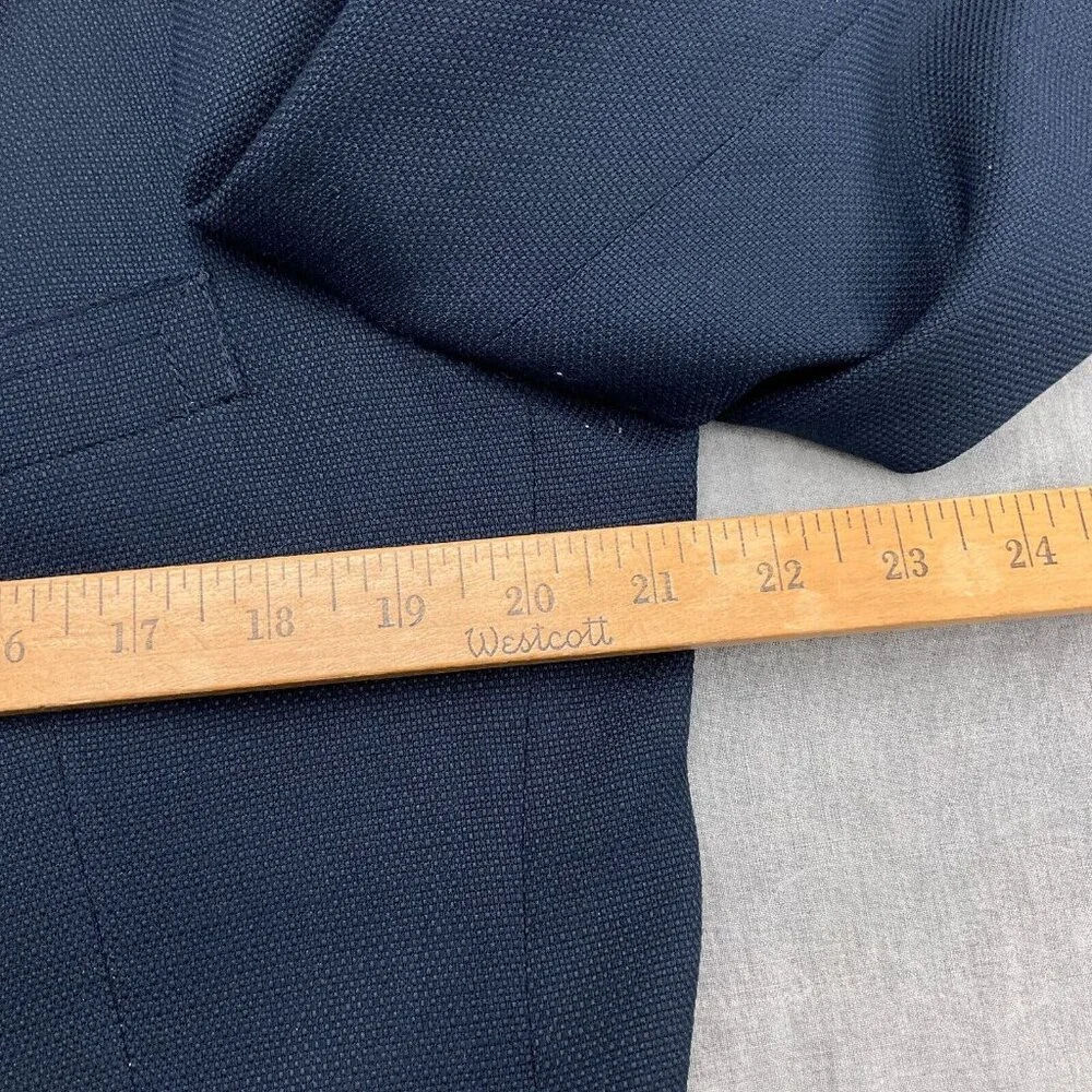 Hart Schaffner Marx Jack Nicklaus Blazer Men 42 Blue Golf‎ Bear Club Button VTG